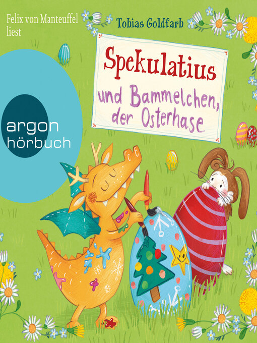 Title details for Spekulatius und Bammelchen, der Osterhase--Spekulatius (Ungekürzte Lesung) by Tobias Goldfarb - Available